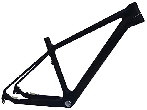 Mountain Bike Frames : Carbon Matt MTB Mountain Bike Frame ( For BSA ) 17" Bicycle Frame