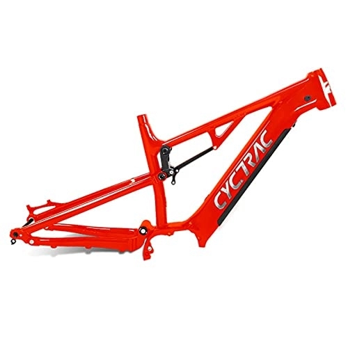 Mountain Bike Frames : DFNBVDRR Electric Bicycle Frame 29ER 27.5ER Suspension Frame Aluminium Alloy 17'' / 19‘’ AM MTB Frame Travel 120mm Thru Axle 12x148mm BOOST E-Bike Accessories (Color : Red, Size : 17x29in)