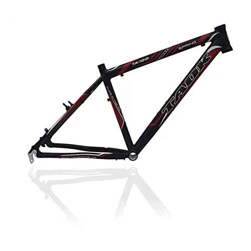 Mountain Bike Frames : DFNBVDRR MTB Frame 26er Quick Release 135mm 17'' Aluminum Alloy Mountain Bike Frame Disc / V Brake Bicycle Frame BB68mm (Color : Black A, Size : 26X17in)