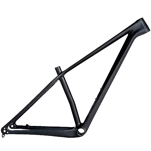 Mountain Bike Frames : DHNCBGFZ Mountain Bike Frames 15.5'' / 17'' / 19'' XC Carbon Mountain Bike Frame 27.5er 29er 148 * 12MM Thru Axle With BB92 Internal Cable Routing Frame (Color : 29''matte, Size : 15'')