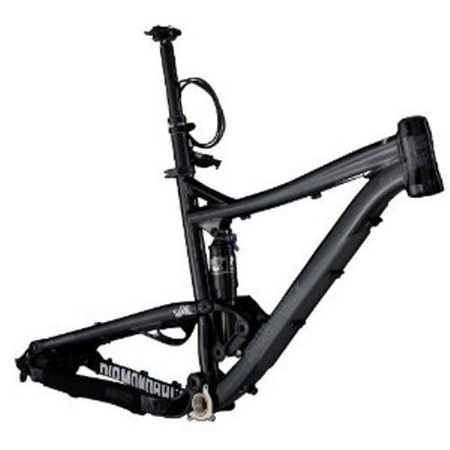 Mountain Bike Frames : Diamondback Mission Pro Frameset Bike (Black, 17-Inch / Medium)
