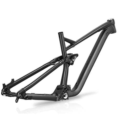 Mountain Bike Frames : FAXIOAWA Full Suspension Frame 27.5ER 29ER Trail Mountain Bike Frame Aluminium Alloy Disc Brake MTB Frame Boost 12x148mm Thru Axle Bicycle Frame With Headset, Max Travel 150mm (Size : 27.5x19'')