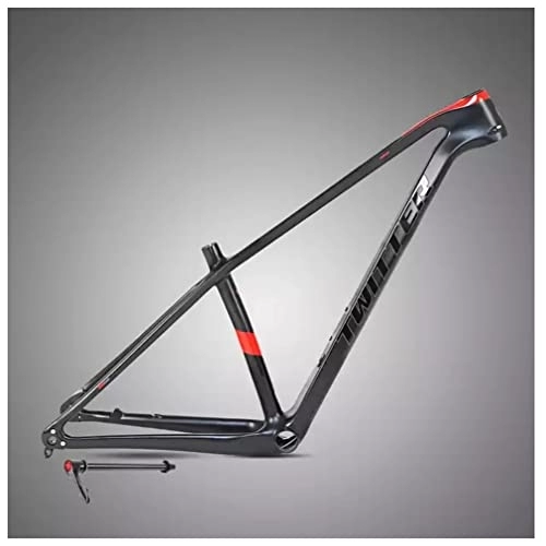 Mountain Bike Frames : FAXIOAWA Mountain Bike Frame 27.5er 29 Inch Full Carbon MTB Frame Disc Brake Thru Axle 12x148mm Boost Bicycle Frame 15'' / 17'' / 19'' BB92 Tapered Headset XC Cyclocross Frame