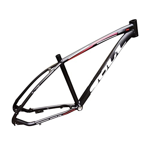 Mountain Bike Frames : FAXIOAWA Mountain Bike Frame 27.5ER 29ER Aluminium Alloy Bicycle MTB Frame Match Disc Brake Heigth 17inch Bike Accessories (Color : Red-27.5ER, Size : Heigth 17in)