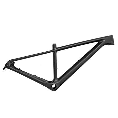 Mountain Bike Frames : FAXIOAWA MTB Frame 29er Carbon Fibre Racing Mountain Bike Frame Disc Brake 15'' / 17'' / 19'' Frame Thru Axle 12 * 148mm Boost BB92 (Color : 29 * 19'' Black)