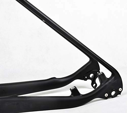 Mountain Bike Frames : FidgetGear 29er 15.5" Carbon MTB Frame 142 Thru Axle BSA UD Matt Mountain Bike Clamp LIGHT