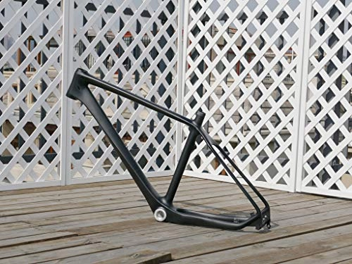 Mountain Bike Frames : Flyxii 26er UD Glossy Carbon Fiber Mountain Bike Frame 135mm x 9mm QR 18" Carbon MTB Bicycle Frame For BB30