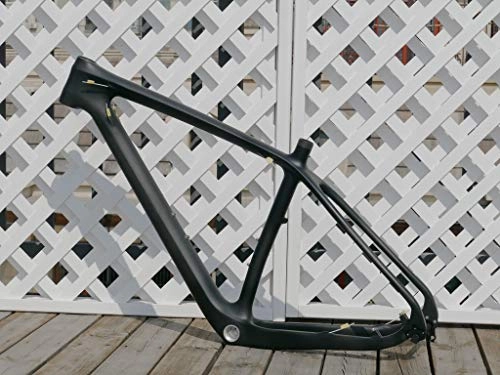 Mountain Bike Frames : Flyxii 3K Carbon Glossy Mountain Bike Frame 29er Carbon MTB Bicycle Frame 17.5" (for BSA) 135mm x 9mm QR