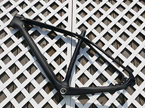 Mountain Bike Frames : Flyxii 3K Carbon Glossy Mountain Bike Frame 29er Carbon MTB Bicycle Frame 19" (for BB30) 135mm x 9mm QR