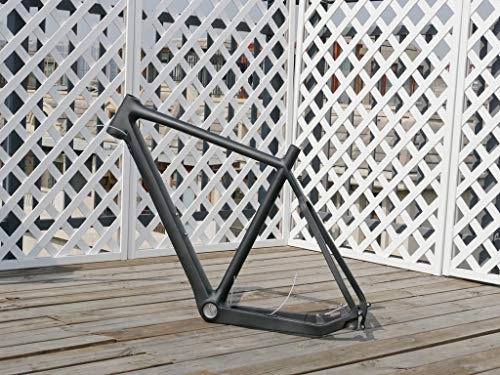 Mountain Bike Frames : Flyxii 3K Carbon Matt Cyclocross Bike Disc Brake Road Bicycle 700c Frame 51cm (FOR BB30)