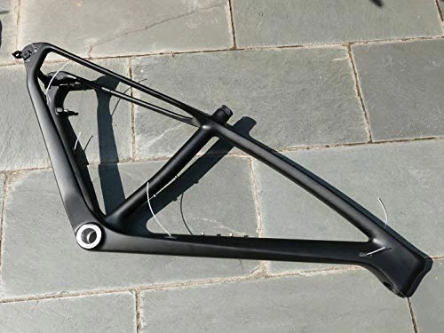Mountain Bike Frames : Flyxii cycling 29er MTB carbon fiber Matt Mountain Bike Frame 15" Bsa with Bicycle Thru Axle 12 * 142mm
