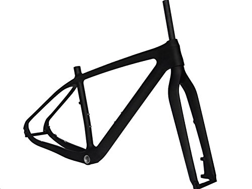 Mountain Bike Frames : Flyxii Full Carbon 3K Matt 29ER MTB Mountain Bike Bicycle Frame 15.5" + Fork ( for BB30 )