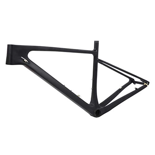 Mountain Bike Frames : FOLOSAFENAR Bike Frame, Lightweight Excellent Hardness No Deformation Bike Front Fork Frame with Seatpost Clip for Mountain Bike(29ER*19 inch)