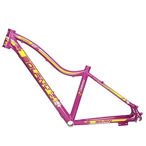 Mountain Bike Frames : GJZhuan For women bicycle frame of aluminum alloy, a size of 26 inches, bicycle parts, cycling mountain bike parts. (Color : Pink)