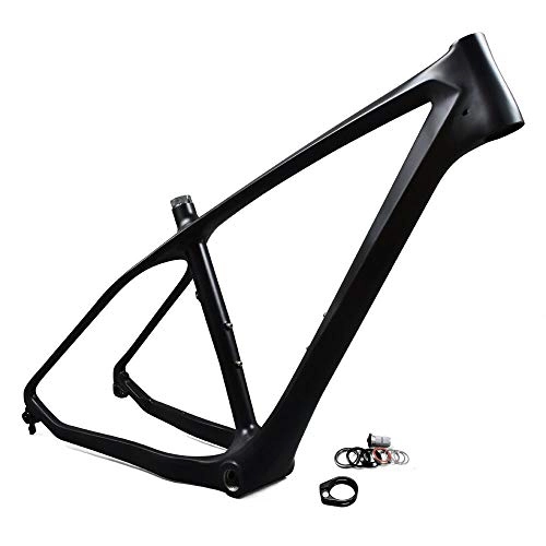 Mountain Bike Frames : GONGJU Carbon MTB Bike Frame 26er 16 / 18 / 20 Mountain Bike Bicycle Frame 197 * 12mm, Matte, 16inch