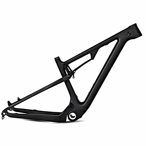 Mountain Bike Frames : HCZS Bike Frames Carbon fiber mountain bike frame BSA73 Threaded bottom shaft Off-road riding Without shock absorber Wheel diameter 29er(Size:15in)
