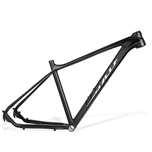 Mountain Bike Frames : HIMALO Aluminum Alloy MTB Frame 26 / 27.5 / 29er Hardtail Mountain Bike Frame Internal Routing 16'' 18'' Disc Brake Frame QR 135mm XC / AM (Color : Matte black, Size : 29x16'')