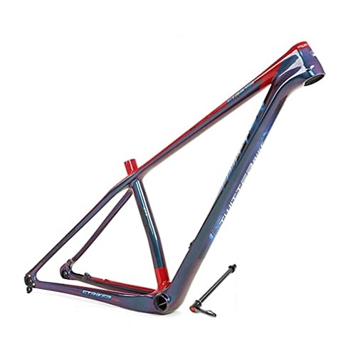 Mountain Bike Frames : HIMALO Carbon Fiber MTB Frame 15'' 17'' 19'' 27.5er 29er Hardtail Mountain Bike Frame XC Thru Axle 12x142mm Internal Routing Frame Disc Brake (Size : 27.5 * 17'')