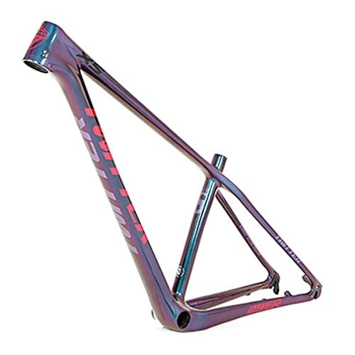 Mountain Bike Frames : HIMALO Hardtail Mountain Bike Frame 27.5er 29er Carbon Fiber MTB Disc Brake Frame 15'' / 17'' / 19'' QR 135mm AM XC Frame Internal Routing (Size : 29 * 17'')
