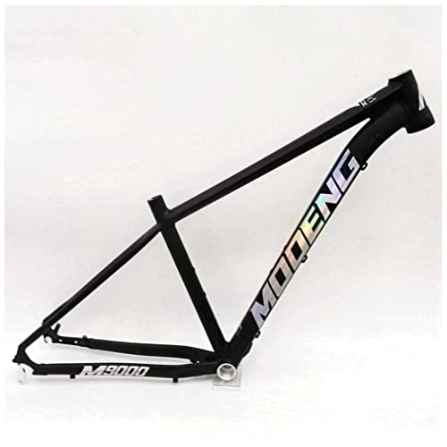 Mountain Bike Frames : HIMALO Mountain Bike Frame 29er Aluminum Alloy Disc Brake MTB Frame 15'' / 17'' / 19'' BSA68 Internal Routing 135mm QR Frame, For 29er Wheels (Color : Black, Size : 29 * 15'')