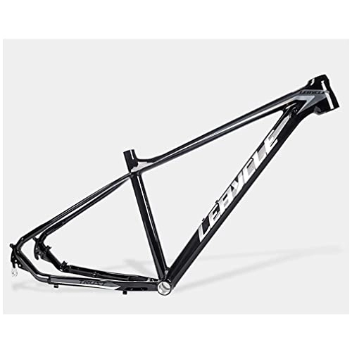 Mountain Bike Frames : HIMALO MTB Frame 26 / 27.5 / 29er Hardtail Mountain Bike Frame XC / AM 16'' / 18'' Aluminum Alloy Disc Brake Rigid Frame QR 135mm BSA68 Internal Routing (Color : Glossy black, Size : 27.5x16'')