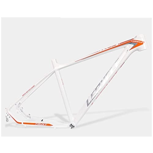 Mountain Bike Frames : HIMALO MTB Frame 26 / 27.5 / 29er Hardtail Mountain Bike Frame XC / AM 16'' / 18'' Aluminum Alloy Disc Brake Rigid Frame QR 135mm BSA68 Internal Routing (Color : White, Size : 26 * 16'')