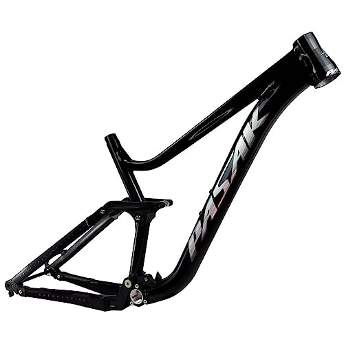 Mountain Bike Frames : HIMALO MTB Frame 27.5er / 29er Mountain Bike Suspension Frame 16'' / 18'' DH / XC / AM Disc Brake Frame Boost Thru Axle 148mm (Color : Black, Size : 27.5 * 16'')