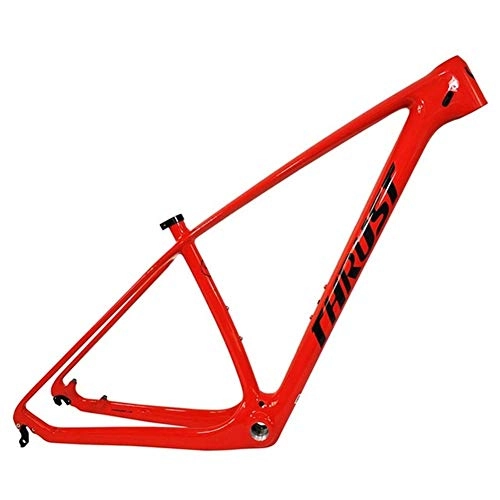 Mountain Bike Frames : HNXCBH Bicycle frameset Carbon Frame Mtb 27.5 15 17 Bike Bicycle Frames Chinese Carbon Mountain Frames (Color : A, Size : 27.5er 15 inch BB30)