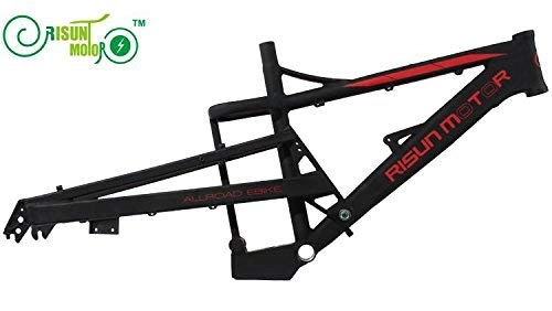 Mountain Bike Frames : HYLH Customized Mustang Our Exclusive Fat eBike Frame Fast Dispatching Electric Bicycle Frame With Suspension