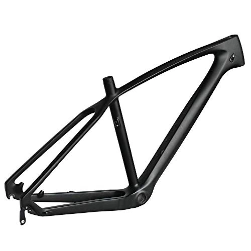 Mountain Bike Frames : JF-XUAN Bicycle Outdoor sports Carbon fiber frame, 26 inch mountain bike frame carbon fiber assembly parts adult outdoor riding