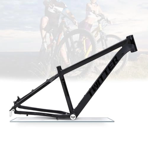 Mountain Bike Frames : KLWEKJSD 29er MTB / XC Frame 15'' / 17'' / 19'' Mountain Bike Frame Aluminum Alloy Disc Brake Frame QR 135mm BSA68 Internal Routing (Color : Dark Gray, Size : 19x29'')