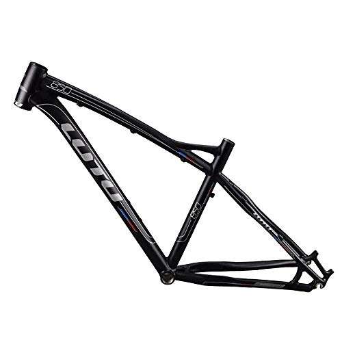 Mountain Bike Frames : KYEEY Bicycle Frame Set Mountain Bike Frame Bicycle Frame Aluminum Frame Ultra-light Frame Bicycle Accessories (Color : Black, Size : One size)