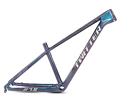 Mountain Bike Frames : Leodun Carbon MTB Frame 29Er Carbon Fiber Mountain Bike Frame 27.5 / 29Er XC Off-Road Class Glossy Bicycle Frame 5Mm*135Mm Quick Release, 27.5“, 15