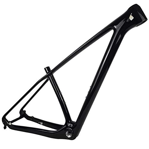 Mountain Bike Frames : LJHBC Bike Frame Carbon Frameset Competitive mountain bike frame Full carbon fiber BSA screw-in Go inside design Bicycle Accessories 27.5 / 29ER (Color : 29er, Size : 17in)