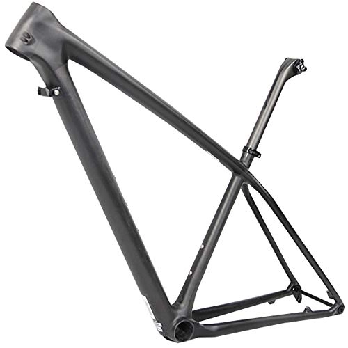 Mountain Bike Frames : LJHBC Bike Frame Carbon Frameset T1000 Carbon fiber mountain bike frame Wrist set with seat tube Mountain bike accessories PF30, 148X12CM, 27.5 / 29ER (Color : 29ER, Size : 15in)
