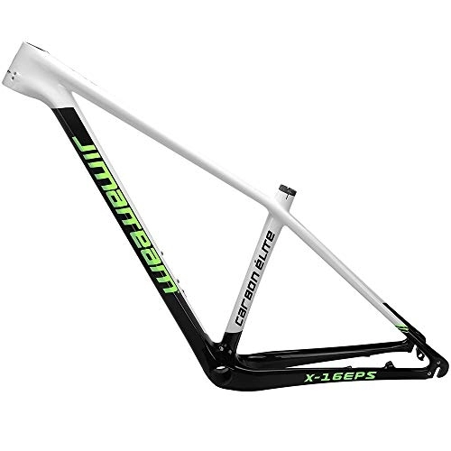 Mountain Bike Frames : LJHBC Bike Frames 27.5 / 29ER mountain bike frame Carbon fiber T800 Fits 31.6 seat tube Frame set for Competitive game Outdoor cycling (Size : 27.5X17in)