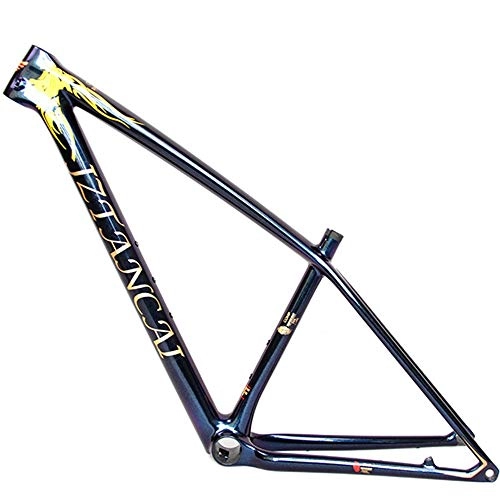 Mountain Bike Frames : LJHBC Bike Frames Carbon fiber mountain bike frame 799g Bicycle parts for Mechanical variable speed or DI2 27.5 / 29ER (Color : 29ER, Size : 17in)