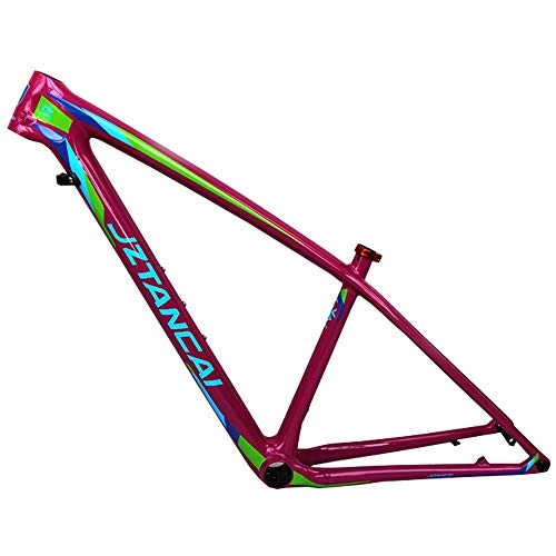 Mountain Bike Frames : LJHBC Bike Frames Carbon fiber T1000 Mountain bike frame 900g With bowl set 27.5 / 29ER bicycle frame (Size : 29ERX17IN)