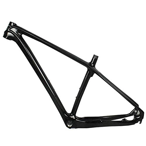 Mountain Bike Frames : LJHBC Bike Frames Lightweight mountain bike T800 carbon fiber frame Disc brake 29ER wheels (Color : Black, Size : 29erx16.5in)