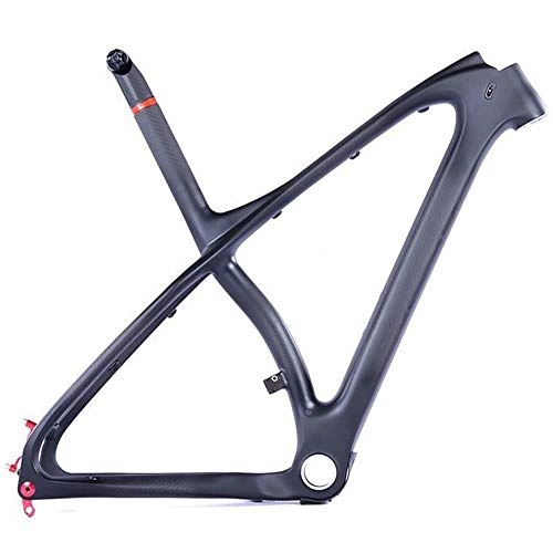 Mountain Bike Frames : LJHBC Bike Frames Mountain bike frame Full carbon fiber 29ER Bicycle frame With seat tube (Color : 29ER, Size : 17in)