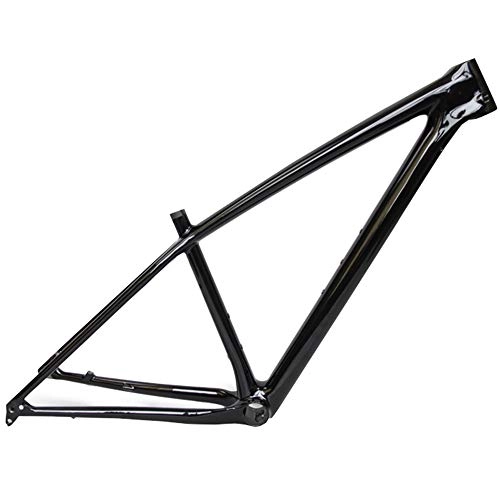 Mountain Bike Frames : LJHBC Bike Frames Mountain bike frame With seat tube Carbon fiber T1000 Off-road riding equipment Wheel set 27.5 / 29ER (Color : 27.5er, Size : 15in)