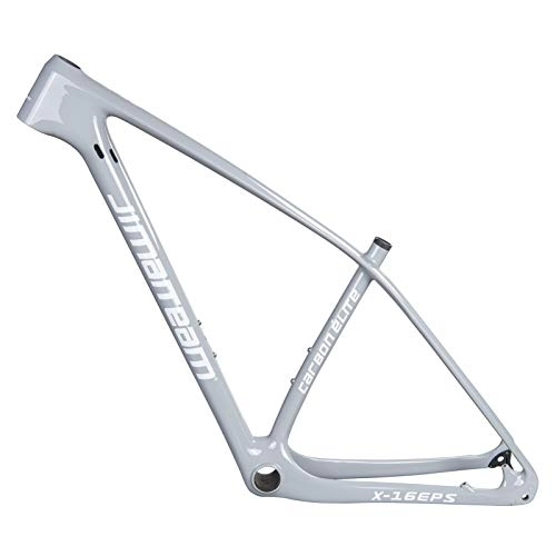 Mountain Bike Frames : LJHBC Bike Frames T800 Carbon fiber mountain bike frame 29ER Universal bicycle accessories Variable speed brake 15.5 / 17 / 19 / 21in Color can be customized (Size : 29x19in)