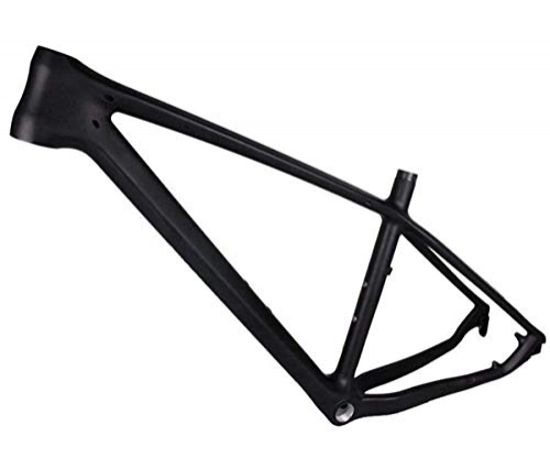 Mountain Bike Frames : LJHBC Bike Frames T800 Carbon fiber mountain bike frame MIB lightweight bike Compatible with quick release 27.5ER (Color : Black, Size : 27.5er*15in)
