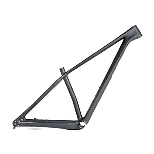 Mountain Bike Frames : MAIKONG 18k Carbon Fiber Mountain Bike Frame Ultralight 27.5'' / 29'' MTB Matte Black Unibody Internal Cable Routing, matte, 27.5