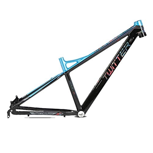 Mountain Bike Frames : MAIKONG Ms Aluminum alloy Mountain Bike Frame Colorful laser LOGO Lightweight MTB Frame Mountain Bicycle Frame 26 / 27.5 MTB Bicycle Frame Internal Cable Routing, Blue, 15.5