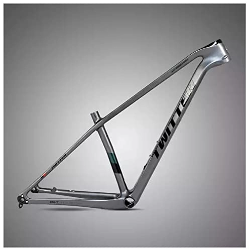 Mountain Bike Frames : Mountain Bike Frame 27.5er 29 Inch Full Carbon MTB Frame Disc Brake Thru Axle 12x148mm Boost Bicycle Frame 15'' / 17'' / 19'' BB92 Tapered Headset XC Cyclocross Frame ( Color : Gray , Size : 29x17'' )