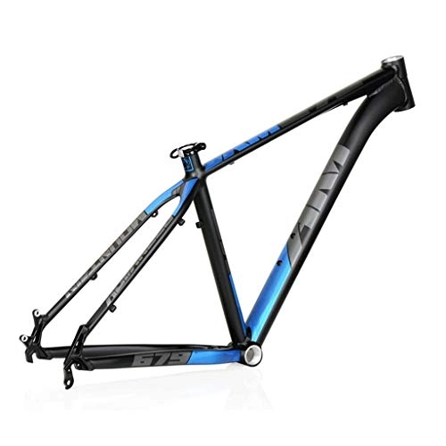 Mountain Bike Frames : Mountain Bike Road Bike Frameset, AM / XM679 Frame, 26 / 27.5 / 29 Inch Lightweight Aluminum Alloy Bike Frame, Suitable For MTB, Cross Country, Down Hill(Black / blue (Size : 29")