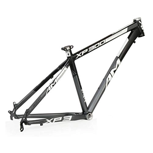 Mountain Bike Frames : Mountain Bike Road Bike Frameset, AM / XP300 Frame, 26 / 16 Inch Lightweight Aluminum Alloy Bike Frame, Suitable For MTB, Cross Country, Down Hill(Black / white