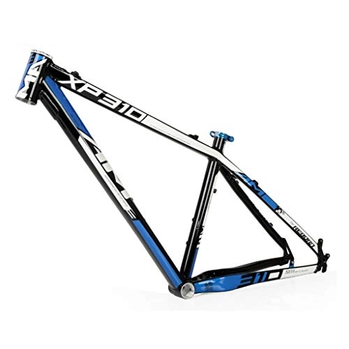 Mountain Bike Frames : Mountain Bike Road Bike Frameset, AM / XP310 Frame, 26 / 16 Inch Lightweight Aluminum Alloy Bike Frame, Suitable For MTB, Cross Country, Down Hill(Black / blue
