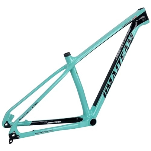 Mountain Bike Frames : MTB Frame 27.5 / 29er Full Carbon Mountain Bicycle Frame 15'' / 17'' / 19'' Disc Brake Off-road Bike Frame 135x9 And 142x12mm With BB92 Internal Routing (Size : 29x15")